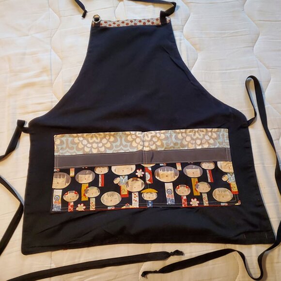 Cute multi print apron Ribbon Street - Picture 1 of 3